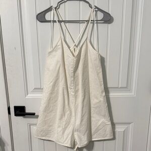 Off-white Strappy Romper